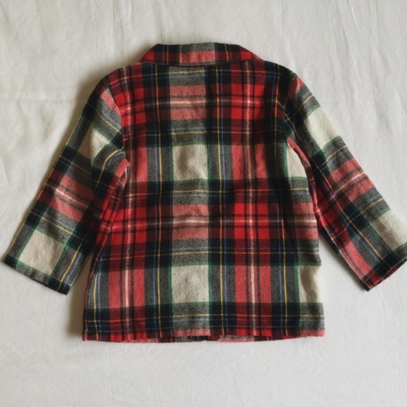 old navy winter plaid classic pajama set 18-24 months baby unisex - Picture 5 of 8